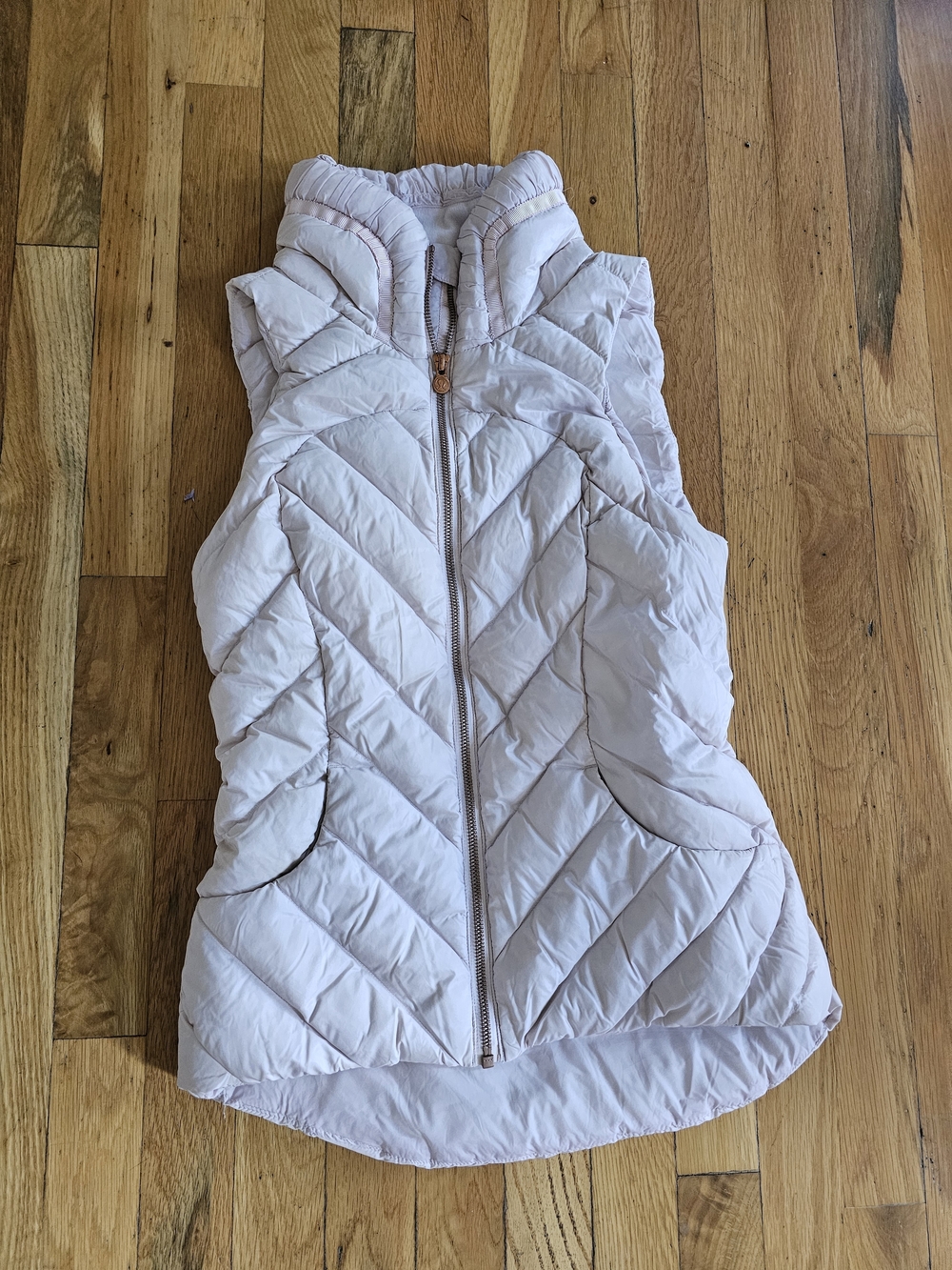 lululemon athletica Light Pink Quilted Puffer Vest